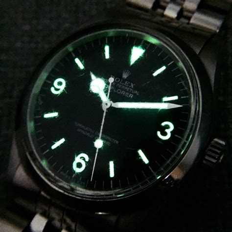 do fake rolex watches glow in the dark|what makes watch hands glow.